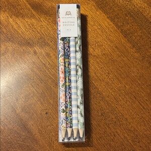 Rifle Paper Co. Floral and Striped Pencil Set NIB